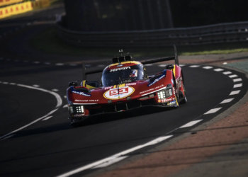 James Calado ran in the lead after 16 hours of racing completed at the 93rd 24 Hours of Le Mans