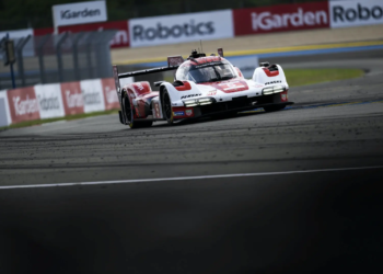 Julien Andlauer fronted the 62-car field at the 93rd running of the 24 Hours of Le Mans