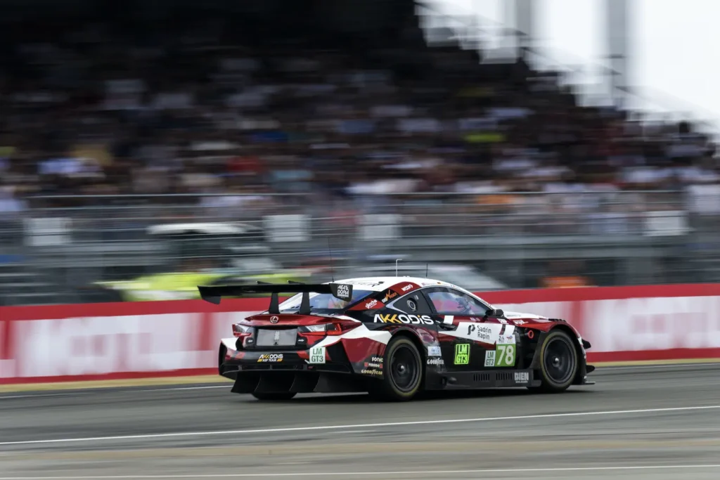 The #78 Akkodis ASP Lexus demonstrated great promise against the #46 WRT BMW
