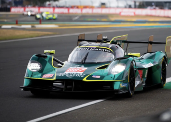 Both #007 and #009 Aston Martin Valkyries reached the end of their first 24-hour endurance race at the 93rd Le Mans
