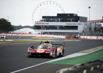 Antonio Fuoco led the charge for Ferrari AF Corse's reigning winning car and crew, the #50 499P, after four hours of the Le Mans 24 Hours