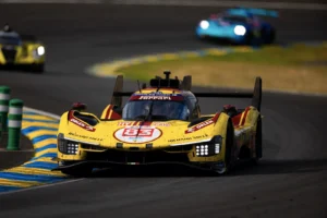 Yifei Ye led the 24 Hours of Le Mans with four hours of racing to go