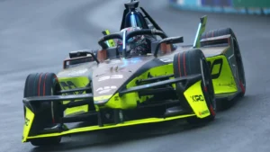 Dan Ticktum of Great Britain driving the (33) CUPRA KIRO Porsche 99X Electric WCG3 on track during practice, ahead of the Jakarta E-Prix, Round 12 of the 2025 FIA Formula E World Championship at Jakarta International e-Prix Circuit on June 21, 2025 in Jakarta, Indonesia