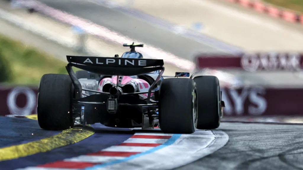 The first of three practice sessions in Austria