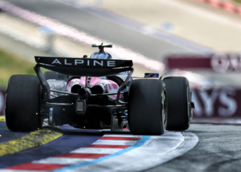 The first of three practice sessions in Austria