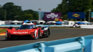 Jack Aitken finished at the top of the timesheet after the opening free practice session for the IMSA Six Hours of the Glen