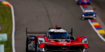 Acura’s Renger van der Zande leads chaotic first hour at the Glen