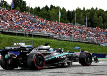 George Russell (GBR) Mercedes AMG F1 W16. 27.06.2025. Formula 1 World Championship, Rd 11, Austrian Grand Prix, Spielberg, Austria, Practice Day