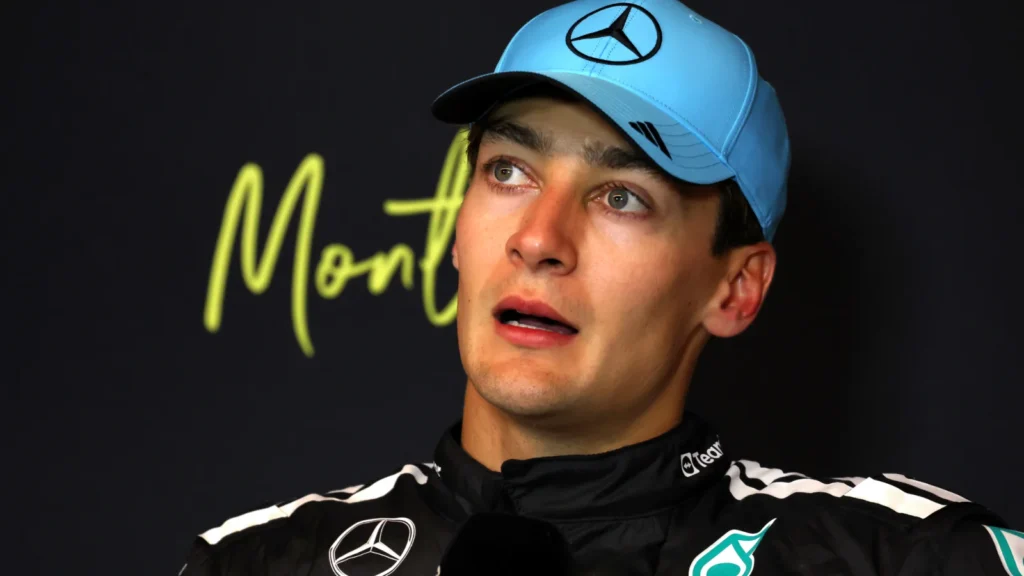 George Russell (GBR) Mercedes AMG F1 in the post race FIA Press Conference. 15.06.2025. Formula 1 World Championship, Rd 10, Canadian Grand Prix, Montreal, Canada, Race Day