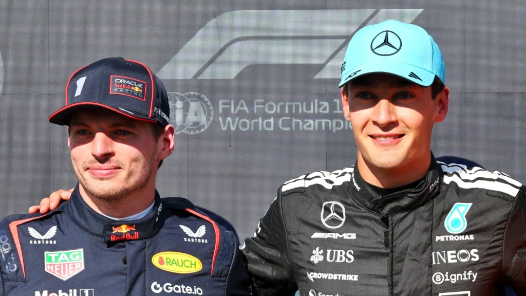 George Russell has indicated Mercedes is in talks with Max Verstappen over a deal
