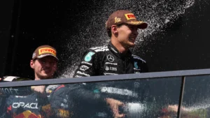 Nico Rosberg wonders whether Max Verstappen is delaying George Russell's talks with Mercedes