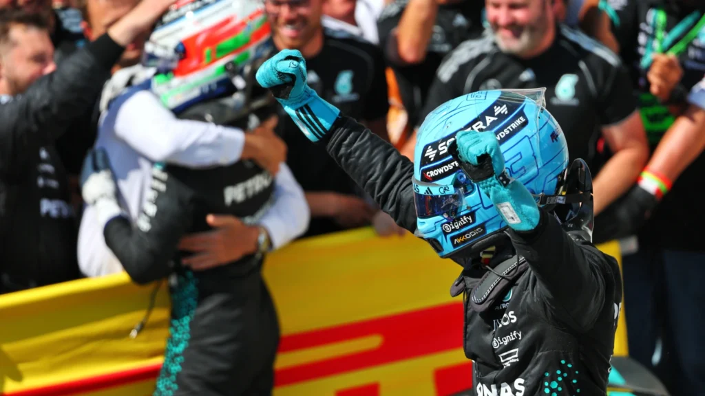 George Russell led from pole to win the Canadian Grand Prix