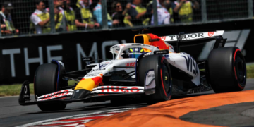 Isack Hadjar reached Q3 during qualifying for the Canadian Grand Prix