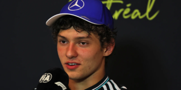 Andrea Kimi Antonelli (ITA) Mercedes AMG F1 in the post race FIA Press Conference. 15.06.2025. Formula 1 World Championship, Rd 10, Canadian Grand Prix, Montreal, Canada, Race Day