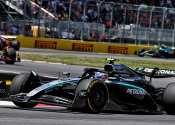 Kimi Antonelli made it a 1-3 for Mercedes in Canada