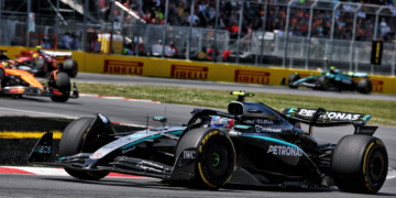 Kimi Antonelli made it a 1-3 for Mercedes in Canada