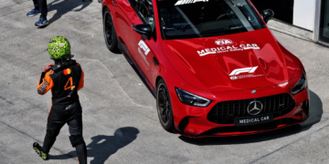 Lando Norris (GBR) McLaren retired from the race. 15.06.2025. Formula 1 World Championship, Rd 10, Canadian Grand Prix, Montreal, Canada, Race Day