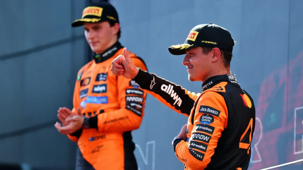 Lando Norris prevailed over Oscar Piastri at the Red Bull Ring