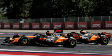 Lando Norris and Oscar Piastri battled in the F1 Austrian GP