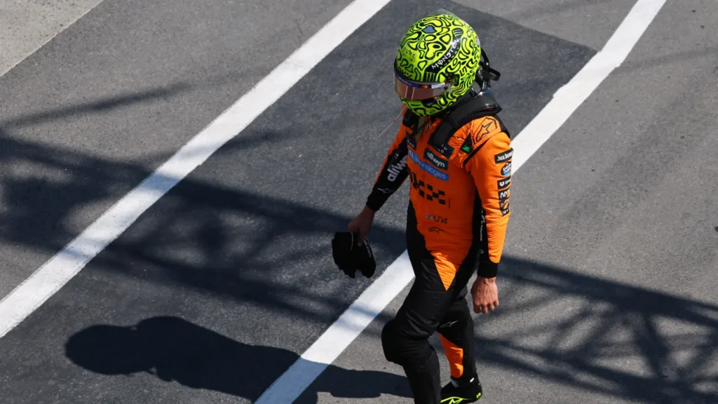 Lando Norris (GBR) McLaren retired from the race. 15.06.2025. Formula 1 World Championship, Rd 10, Canadian Grand Prix, Montreal, Canada, Race Day