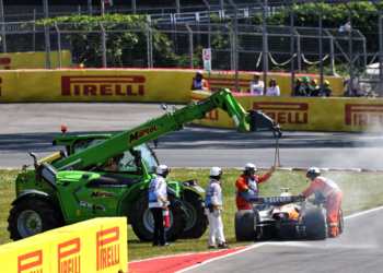 Lando Norris (GBR) McLaren MCL39 retired from the race. 15.06.2025. Formula 1 World Championship, Rd 10, Canadian Grand Prix, Montreal, Canada, Race Day