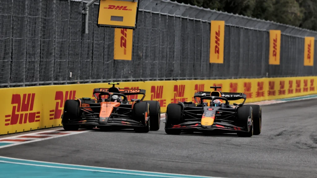 Lando Norris has opened up on his approach to racing Max Verstappen