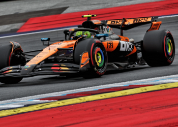 Lando Norris was pleased with the progress made by McLaren after FP2 in Austria