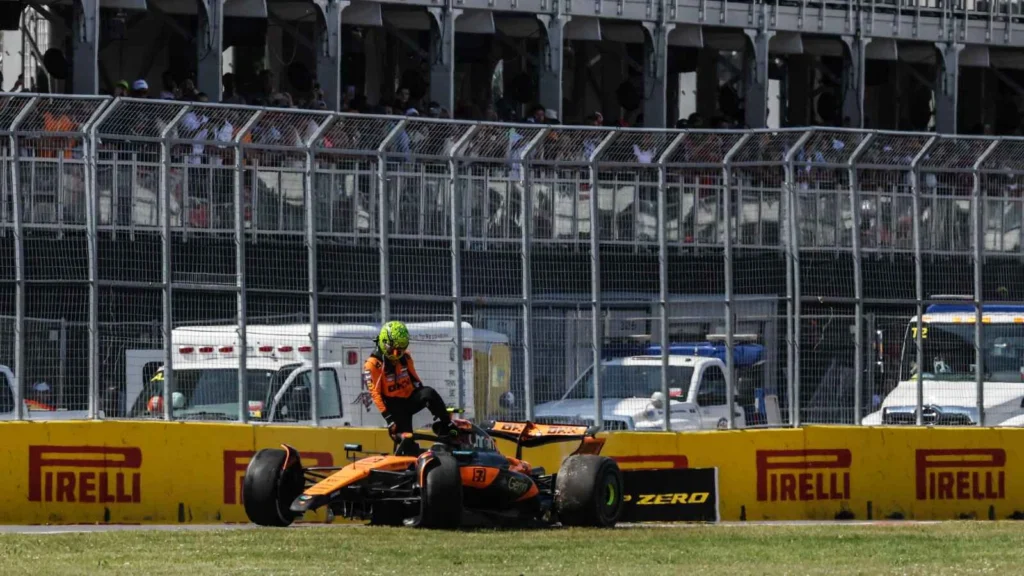 The collision in Canada left a significant emotional impact on Lando Norris
