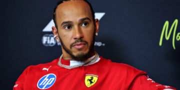 Lewis Hamilton (GBR) Ferrari in the FIA Press Conference. 12.06.2025. Formula 1 World Championship, Rd 10, Canadian Grand Prix, Montreal, Canada, Preparation Day