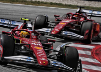 Lewis Hamilton trails his Ferrari team-mate Charles Leclerc by 23 points in the Drivers’ Standings