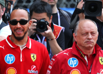 Lewis Hamilton has dismissed rumours Ferrari could replace Fred Vasseur