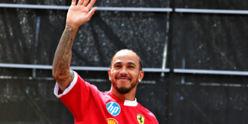 Lewis Hamilton (GBR) Ferrari on the FanZone Stage. 27.06.2025. Formula 1 World Championship, Rd 11, Austrian Grand Prix, Spielberg, Austria, Practice Day