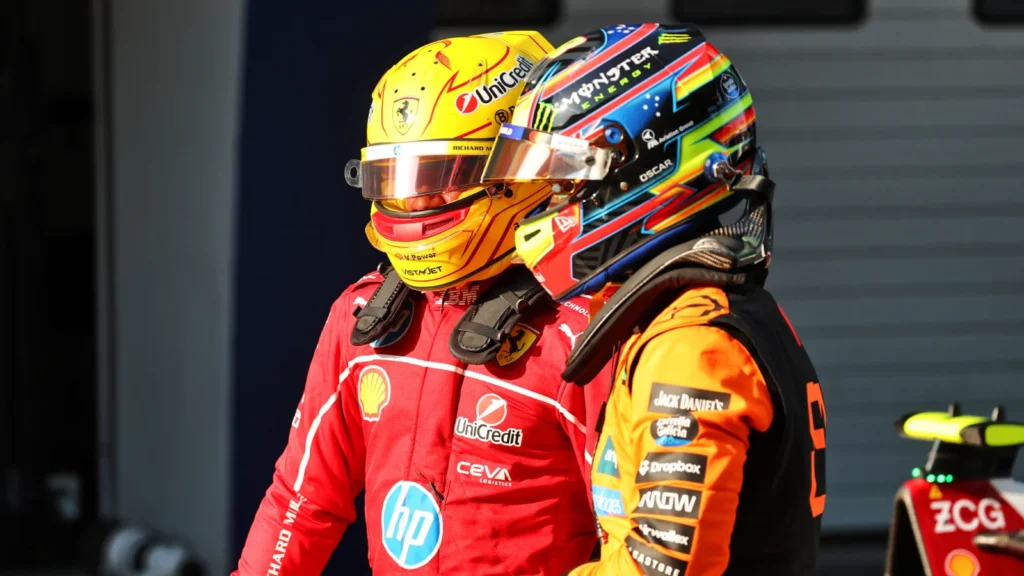 Lewis Hamilton has praised championship leader Oscar Piastri