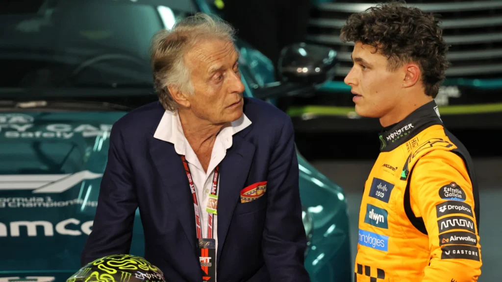 Di Montezemolo will now have indirect closeness to Lando Norris on a more regular basis
