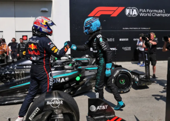 George Russell Max Verstappen