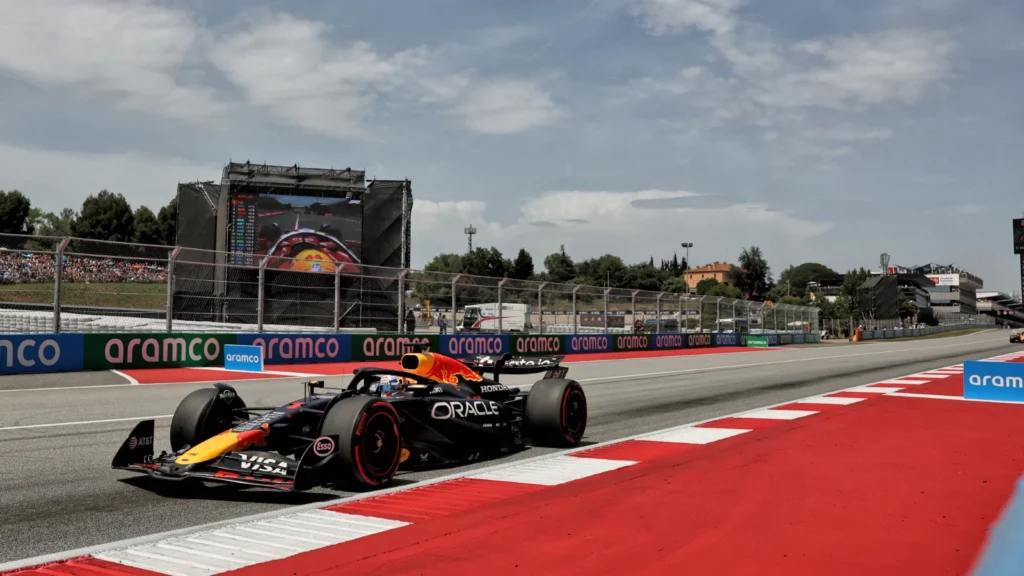 Max Verstappen's mid-race charge threatened McLaren's dominance