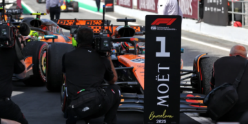 Race winner Oscar Piastri (AUS) McLaren MCL39 in parc ferme. 01.06.2025. Formula 1 World Championship, Rd 9, Spanish Grand Prix, Barcelona, Spain, Race Day