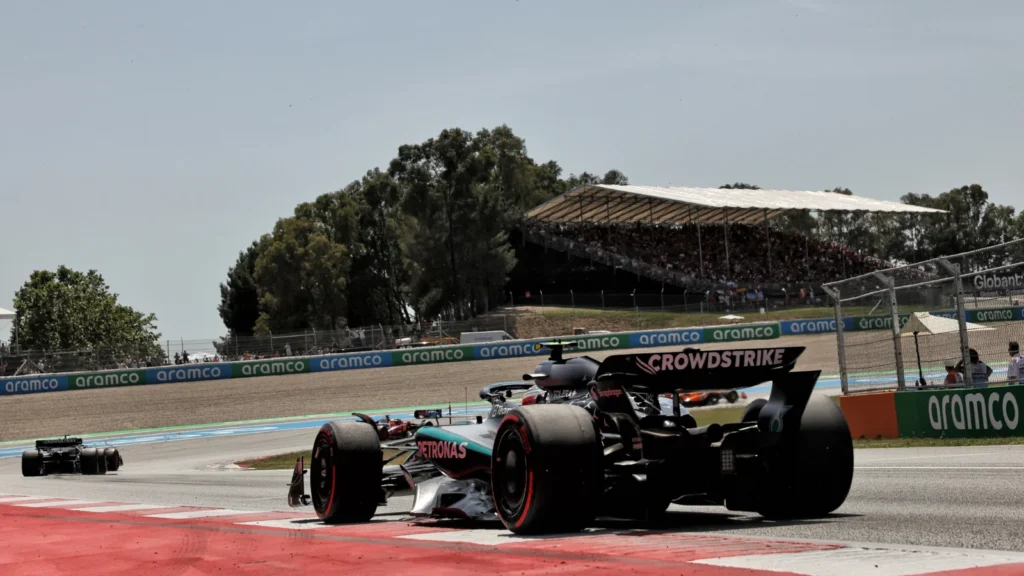 Mercedes struggled with rear overheating again in Spain