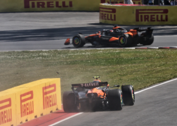 Oscar Piastri and Lando Norris made contact on Lap 66 of the Canadian Grand Prix