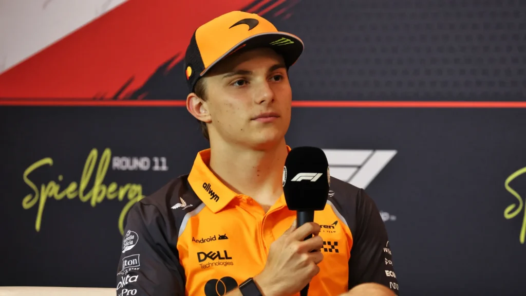 Piastri has insisted nothing is different at McLaren now the incident has taken place
