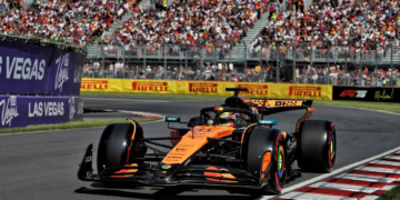 Oscar Piastri was more than two tenths off from George Russell’s pole time