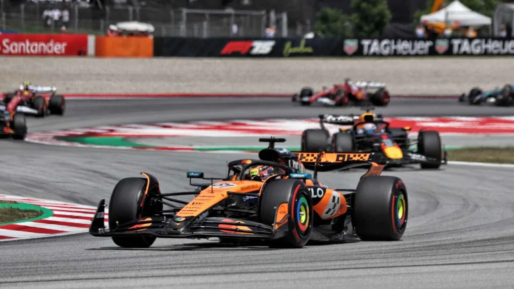Oscar Piastri led home a third 1-2 for McLaren this season at the Spanish GP