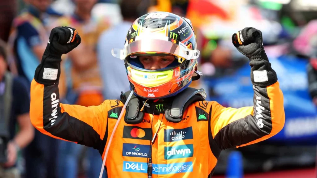 Oscar Piastri secured his seventh victory of the season in Spain