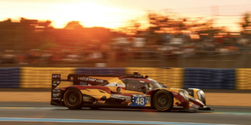 Ollie Gray fought for the LMP2 class win in his maiden 24 Hours of Le Mans