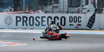 Nicolo Bulega: Axel Bassani Misano WorldSBK Superpole race collision ‘destroyed everything’