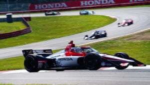 Kirkwood's Honda-branded car was quickest in Friday's session. Photo: Kevin Dejewski