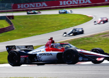 Kirkwood's Honda-branded car was quickest in Friday's session. Photo: Kevin Dejewski