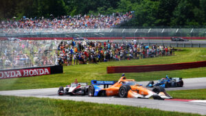 Dixon needed a mistake from his team-mate to earn victory at Mid-Ohio. Photo: Kevin Dejewski