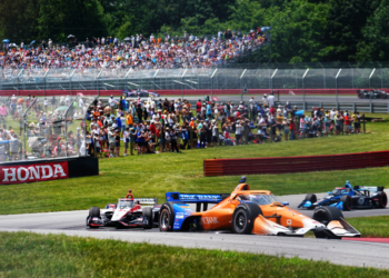Dixon needed a mistake from his team-mate to earn victory at Mid-Ohio. Photo: Kevin Dejewski