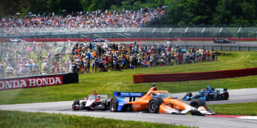 Dixon needed a mistake from his team-mate to earn victory at Mid-Ohio. Photo: Kevin Dejewski